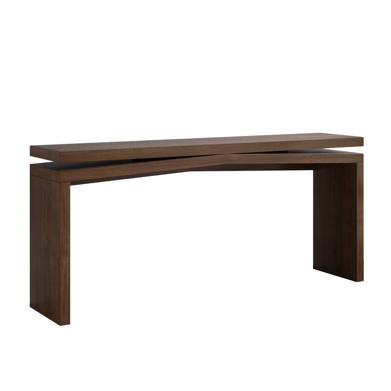 GDF Studio - Farmhouse Wooden Console Table for Entryway