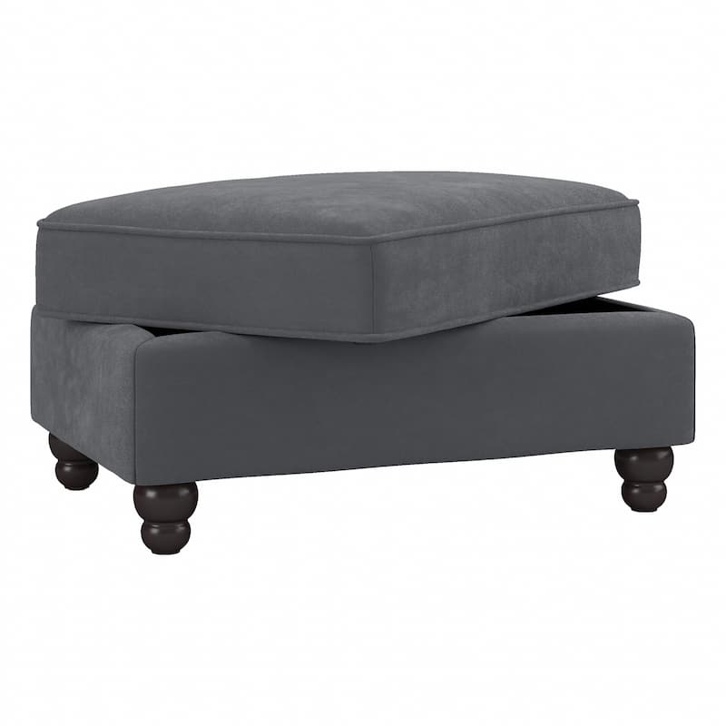Bush Furniture Coventry Large Upholstered Storage Ottoman