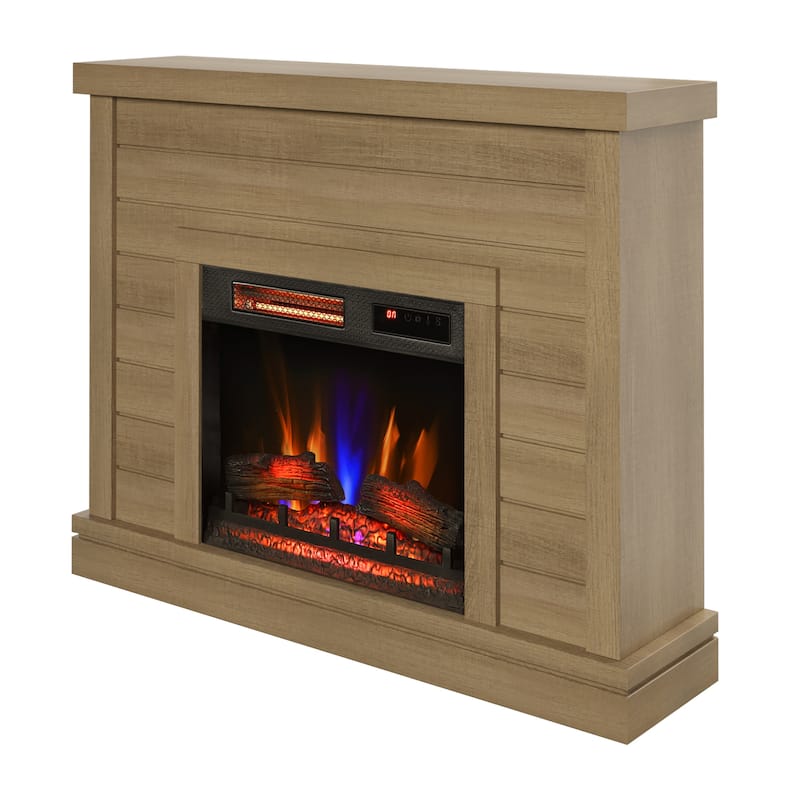 duraflame® Shiplap Wall Mantel Electric Fireplace