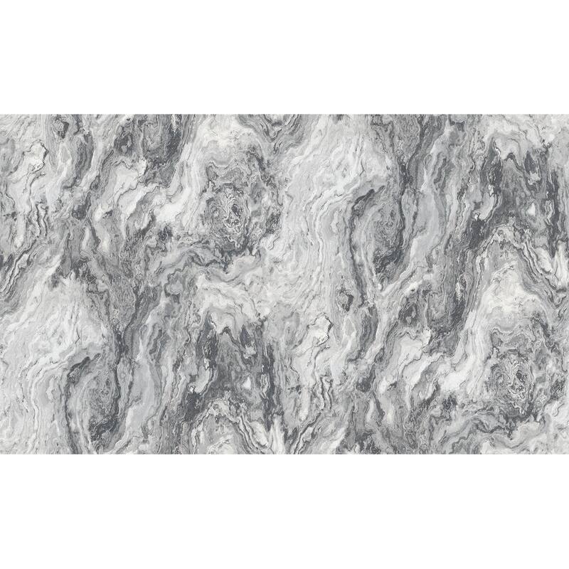 Advantage Star Charcoal Marble Wallpaper