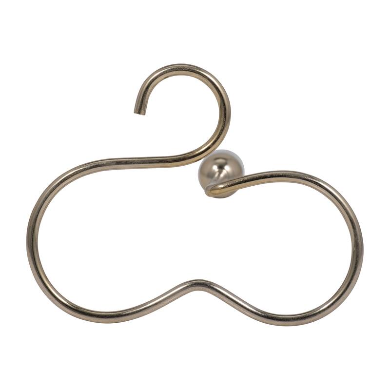 Squiggly Base Taper Candle Holder Contemporary Glam Metal Metallic Gold Candle Holder for Home, Office or Event