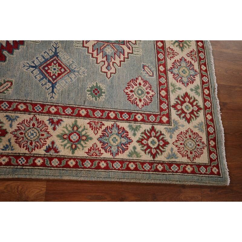 Kazak Oriental Area Rug Handmade Bedroom Wool Carpet - 3'11" x 5'11"