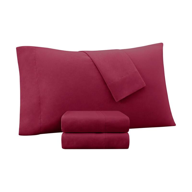Serta Supersoft Washed Cooling Sheet Set, Includes Bedding Sheets and Pillowcases