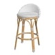 preview thumbnail 2 of 5, Inez 24 in. Seat Height Rattan Low Back Counter Stool