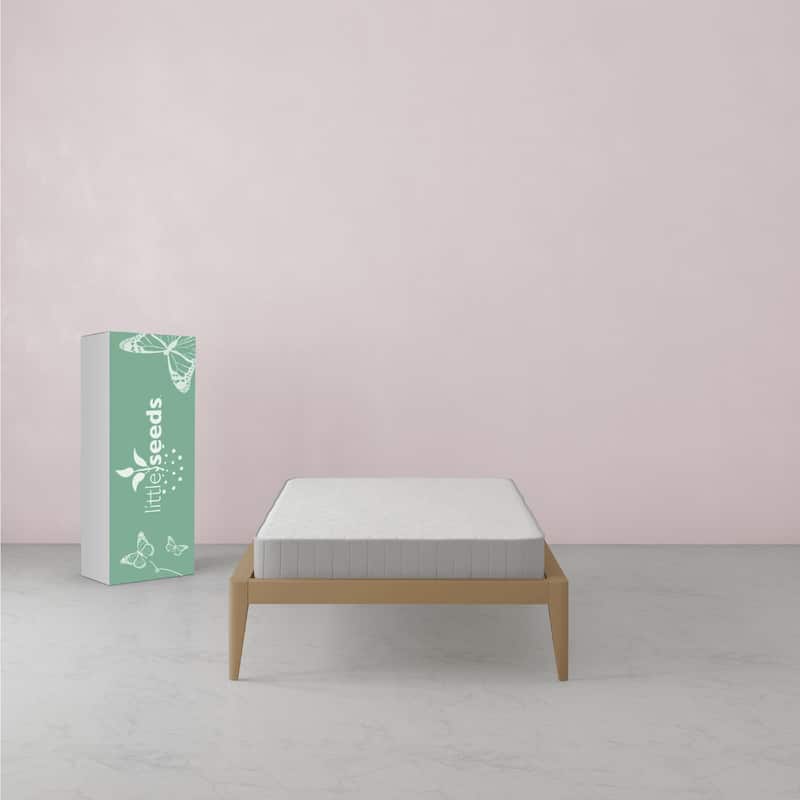 Little Seeds Moonglow 6 Inch Reversible Innerspring Mattress in a Box