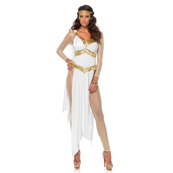 Shop Golden Greek Goddess Costume Hoty Goddess Costume White Gold Overstock 17826727