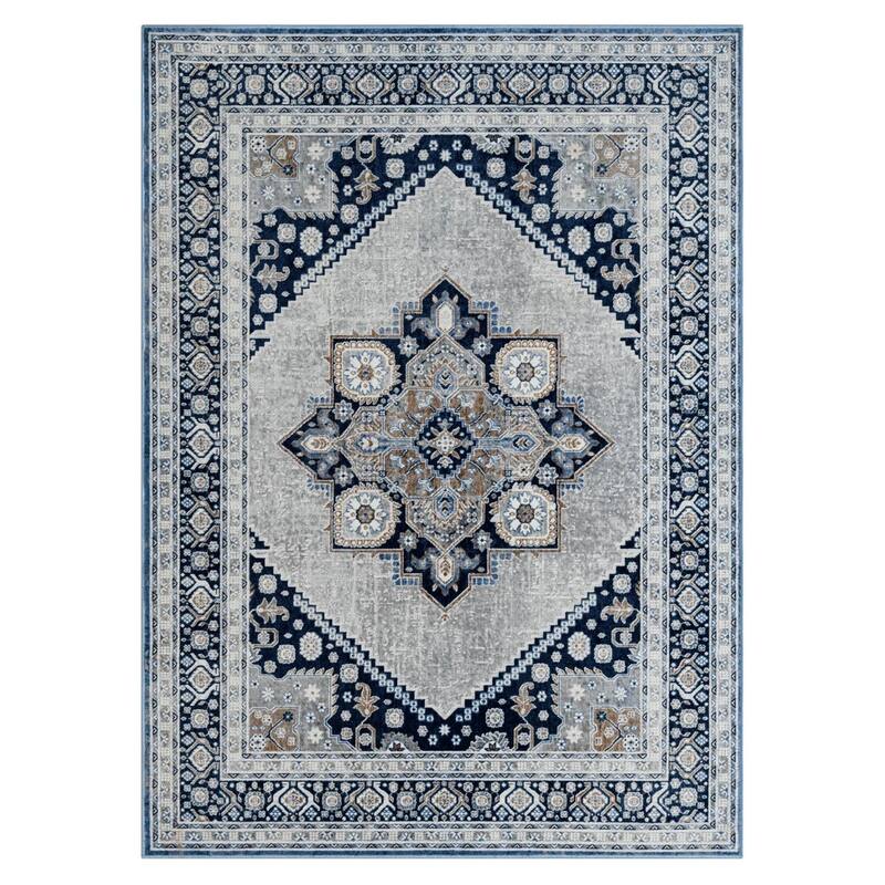 Luxe Weavers Oriental Medallion Area Rug, Medium Pile Carpet