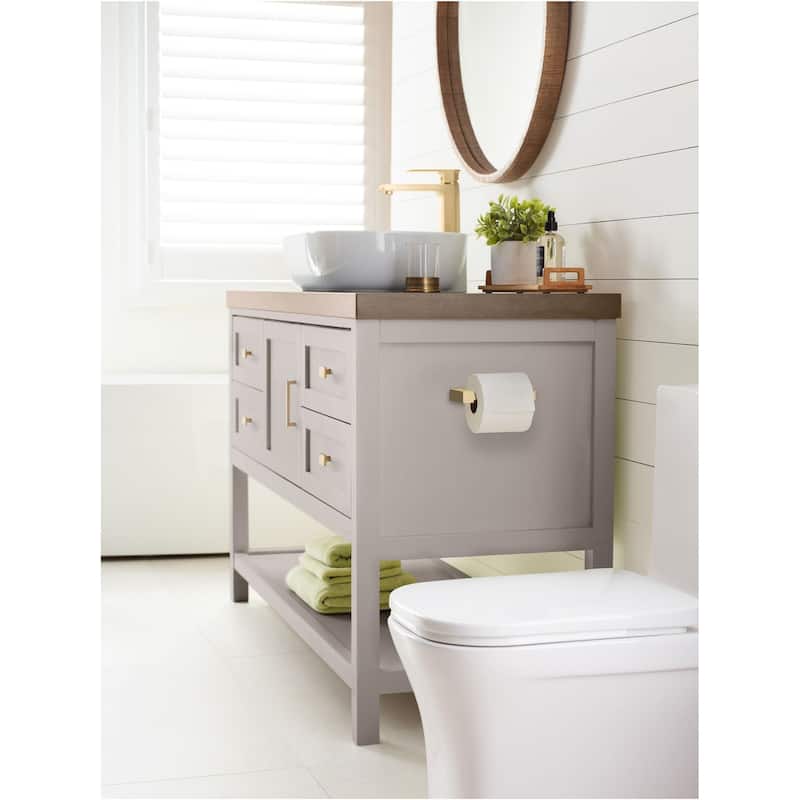 Amerock Monument Wall Mounted Euro Toilet Paper Holder