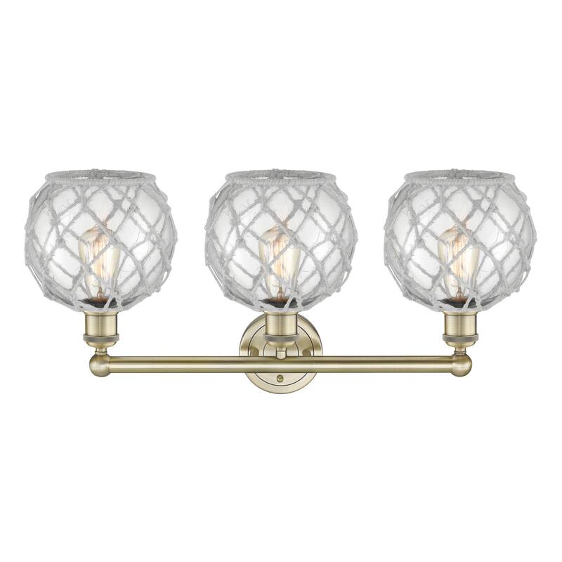 Innovations Lighting Endless Possibilities Edison - Farmhouse Rope - 3 Light 26" Bath Vanity Light