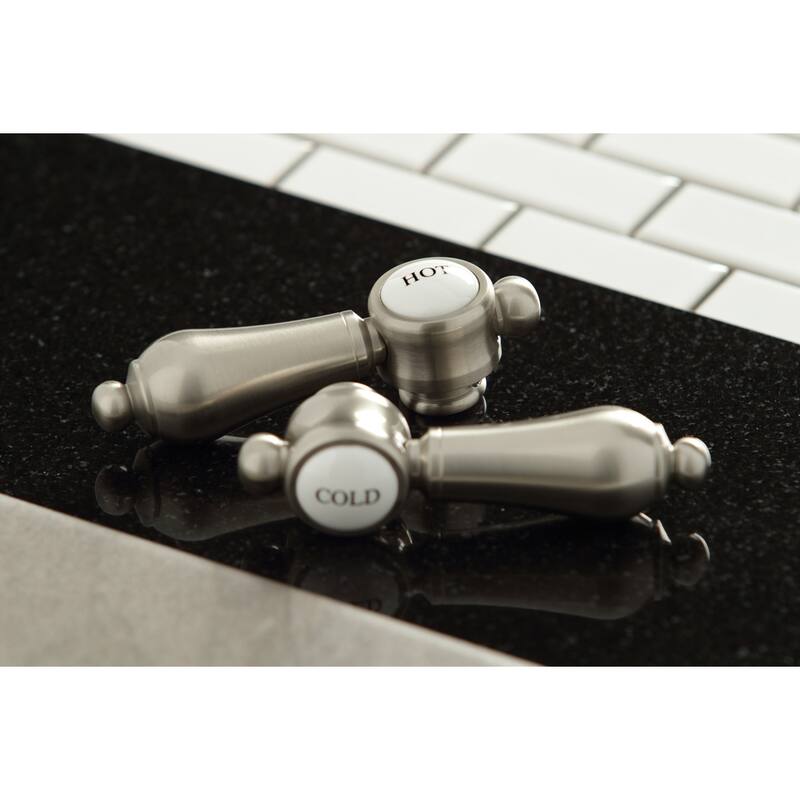 Heirloom Two-Handle 3-Hole Wall Mount Bathroom Faucet
