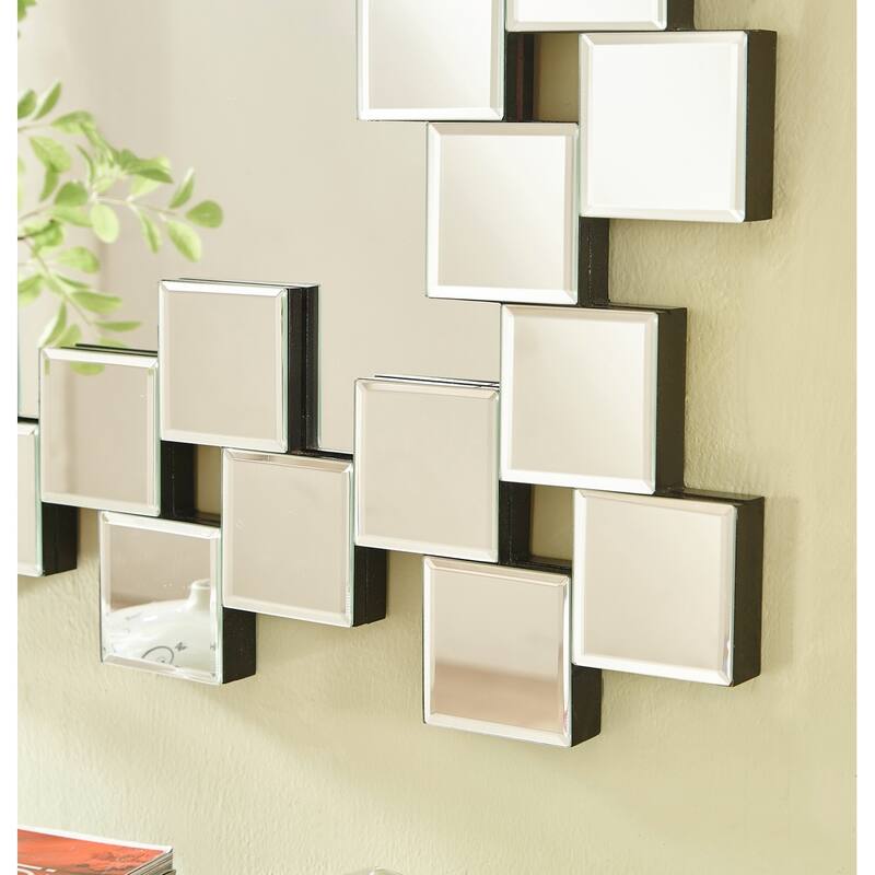 Sparkle 47 in. Contemporary Rectangle Mirror in Clear