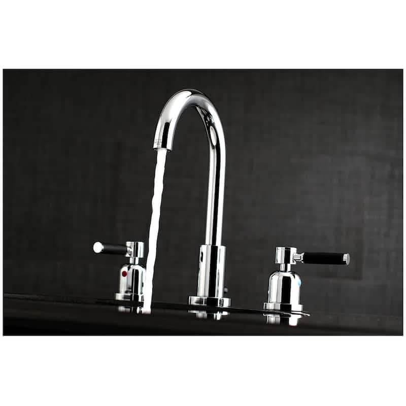 Kingston Brass Kaiser 1.2 GPM Deck Mounted Widespread Bathroom Faucet