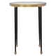 preview thumbnail 1 of 2, Uttermost Stiletto Antique Gold Side Table - 17"W x 22"H x 17"D