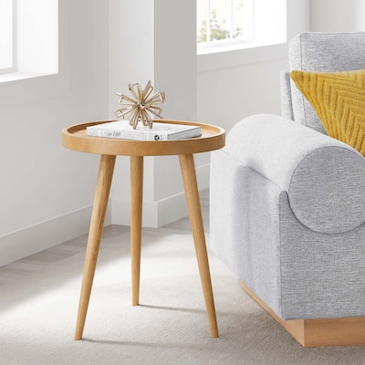 Chiro Round Wood Side Table