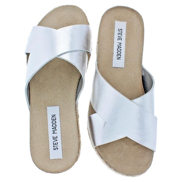 steve madden criss cross slippers