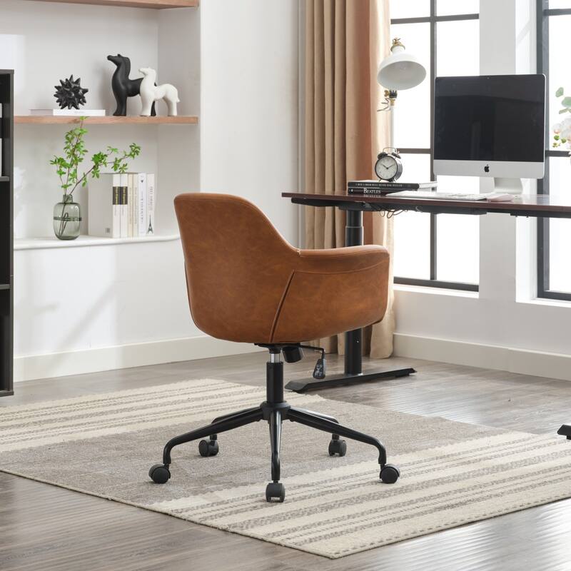 Rolling Swivel Ergonomic Office Chair with Adjustable Height