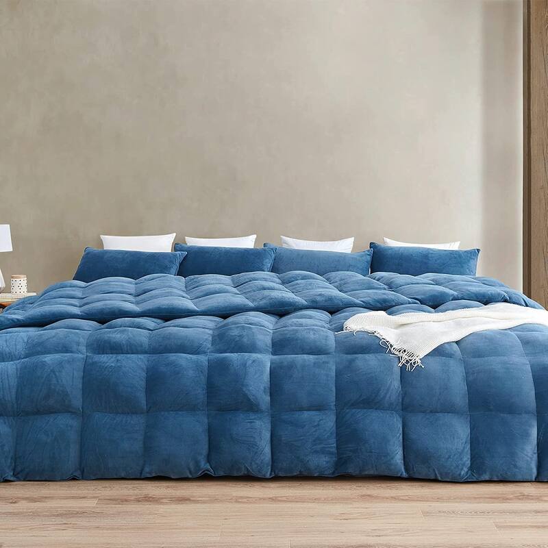 Boi He Thick® - Coma Inducer® Oversized Comforter Set - Navy - Alaskan King