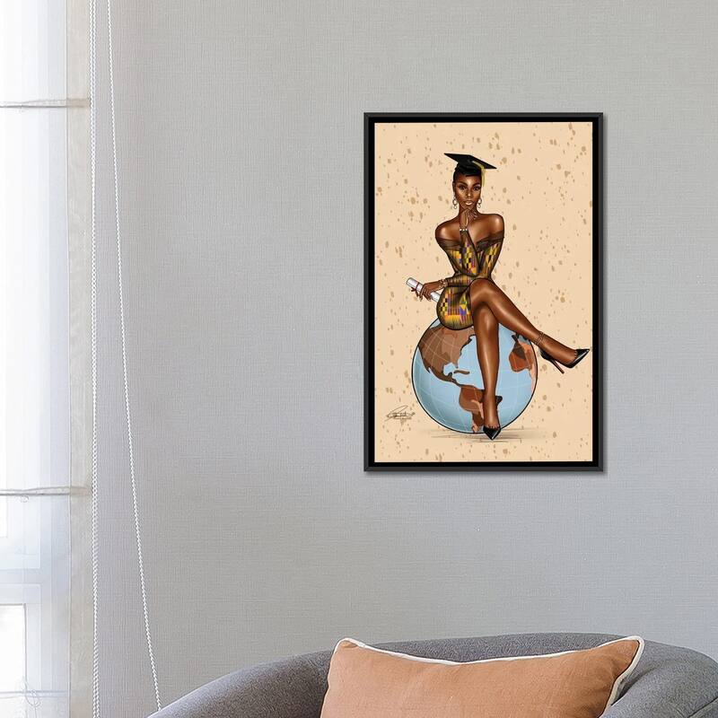 iCanvas "On Top Of The World" by Peniel Enchill Framed Canvas Print