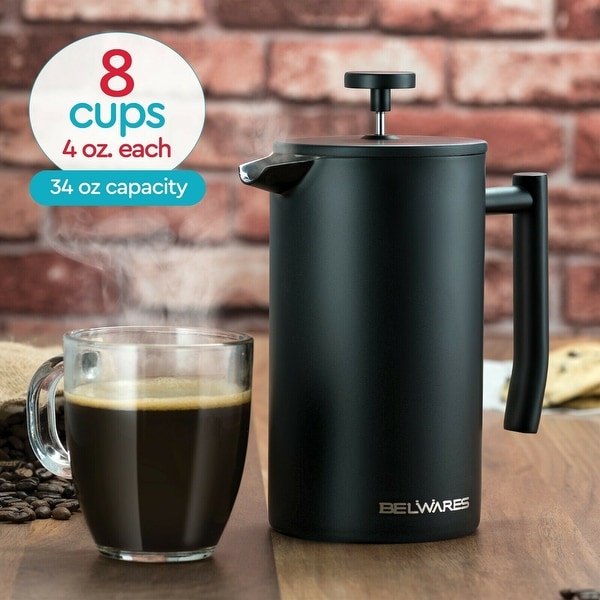 Large French Press Coffee Maker 34oz 
