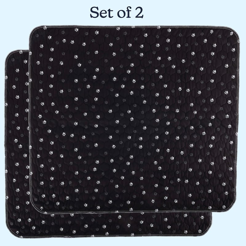 PETMAKER Washable Pee Pads for Dogs with Grooming Glove