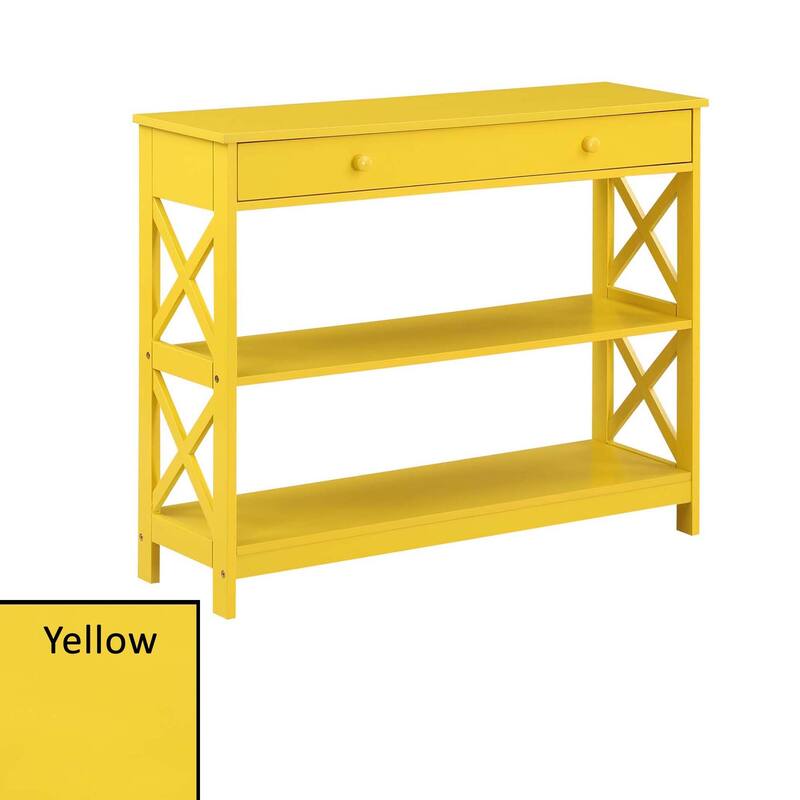 Convenience Concepts Oxford 1 Drawer Console Table with Shelves
