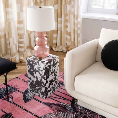 Camryn Spotted Resin Side Table - 11"W x 11"D x 18"H