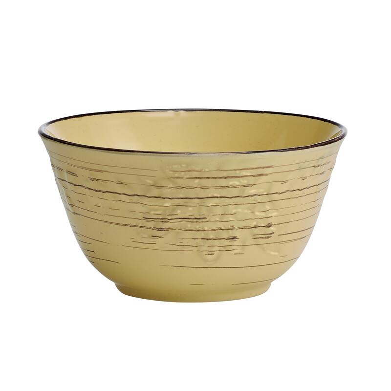 Pfaltzgraff Trellis Sunflower 12-Piece Dinnerware Set, Service for 4