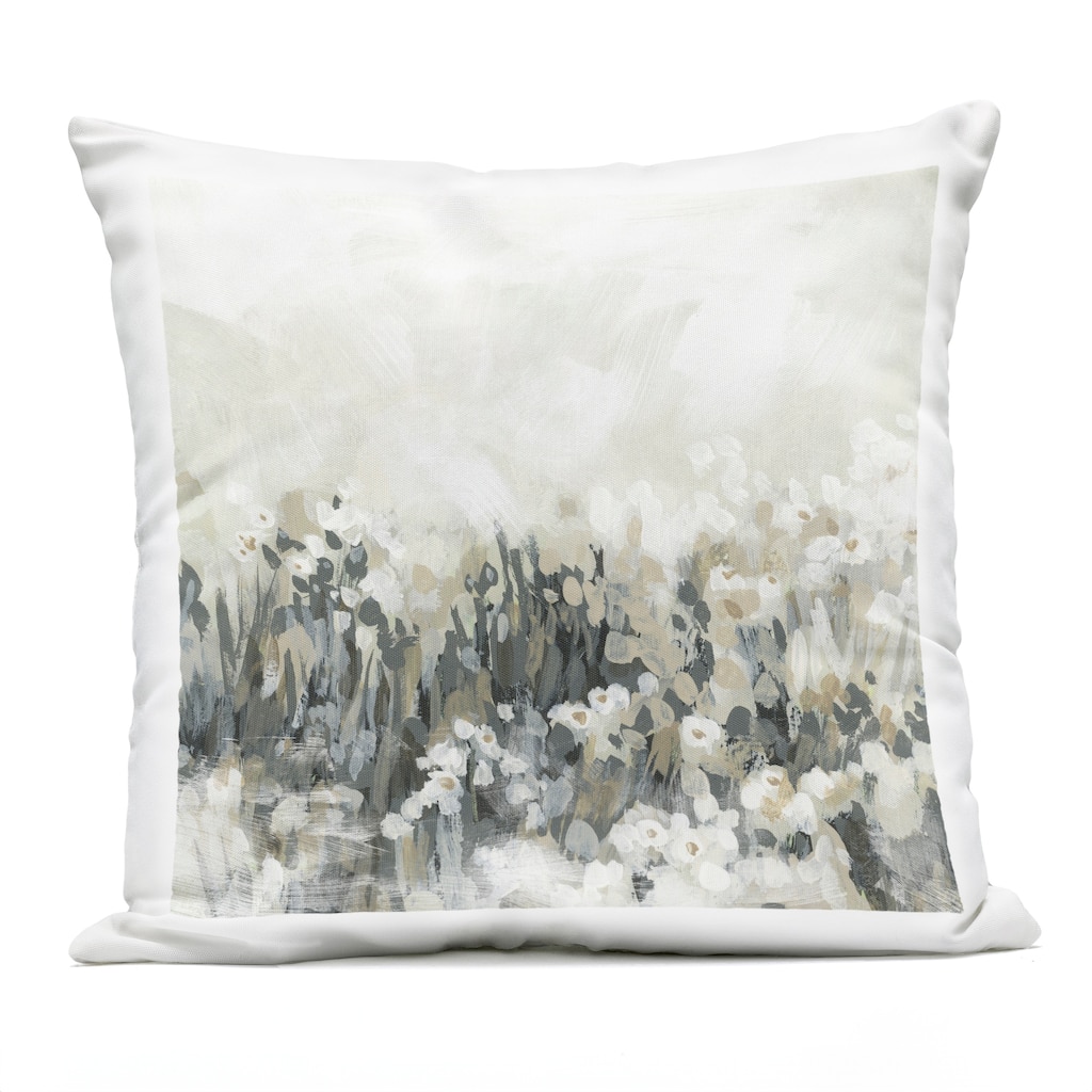 Stupell Grey & Beige Landscape Printed Outdoor Throw Pillow Design by June Erica Vess