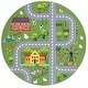 preview thumbnail 41 of 53, SAFAVIEH Kids Playhouse Machine Washable Slip Resistant Violanthi Neighborhood Road Rug