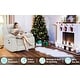 preview thumbnail 22 of 36, 270° Swivel Velvet Recliner, Extra Wide Power Recliner Chair w/Heat Massage - USB & Type C Charging Port