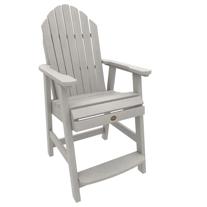 HIGHWOOD Commercial Grade Muskoka Adirondack Counter Height Dining Chair - Harbor Gray