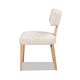 preview thumbnail 7 of 10, Louise 20" Chenille Upholstered Split Back Dining Side Chair (Set of 2)