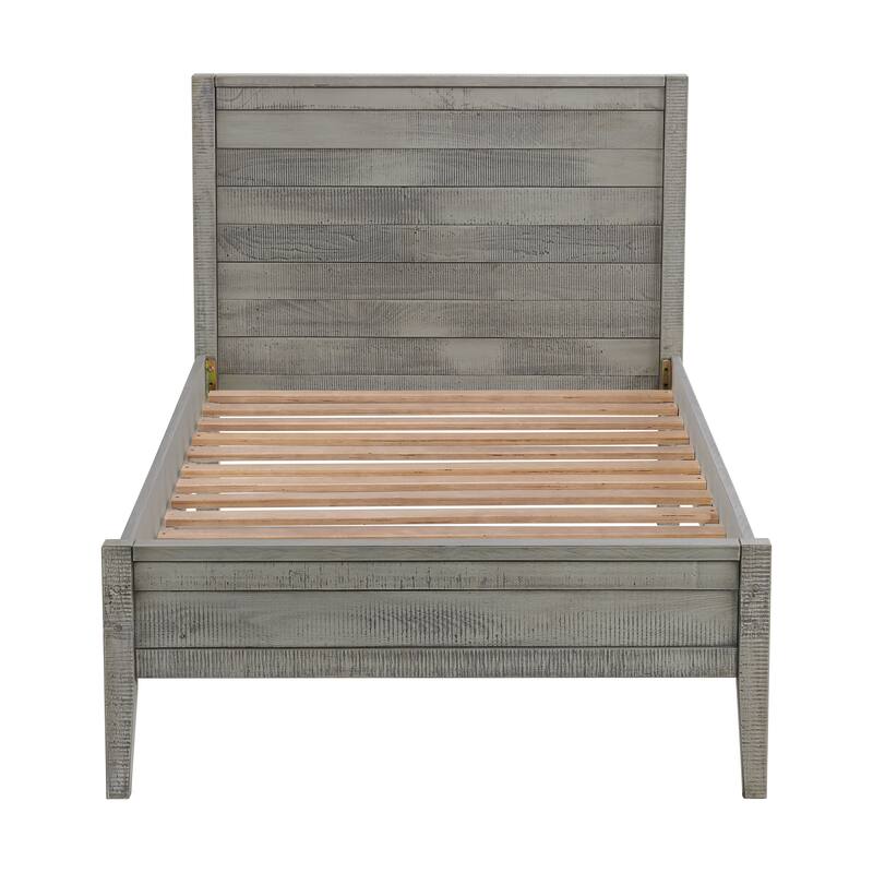 Windsor Panel Wood Twin Bed