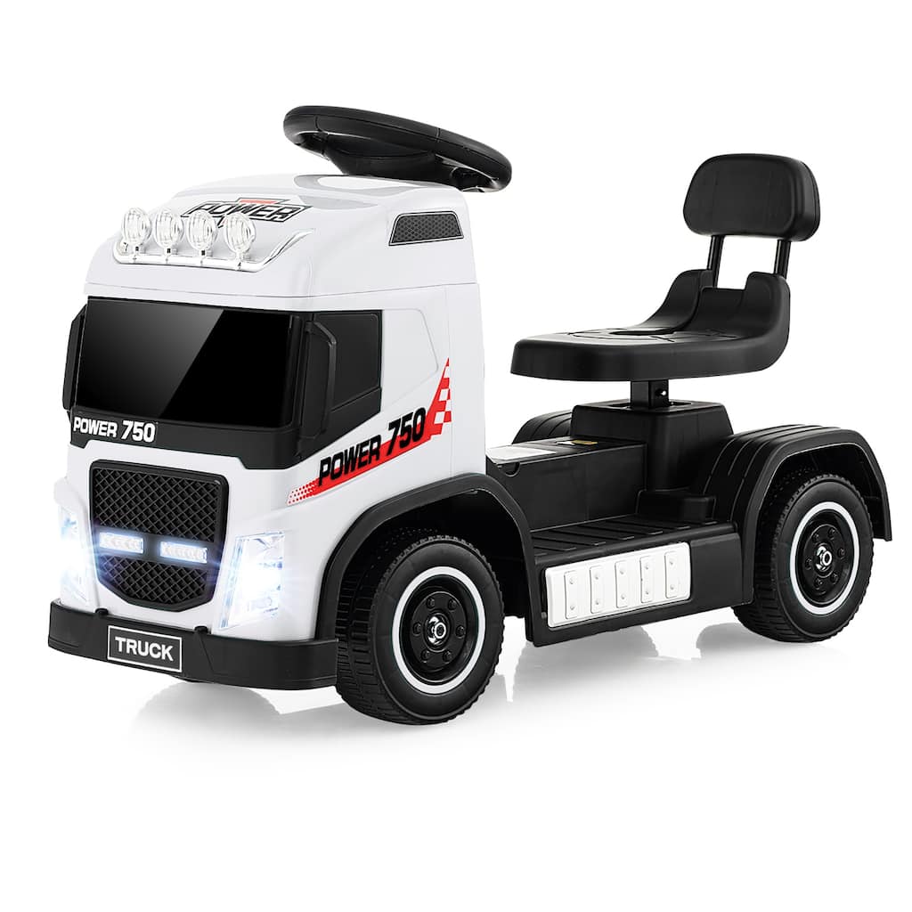 Gymax 6V Kids Electric Ride-on Truck Battery Powered Ride-on Toy w/