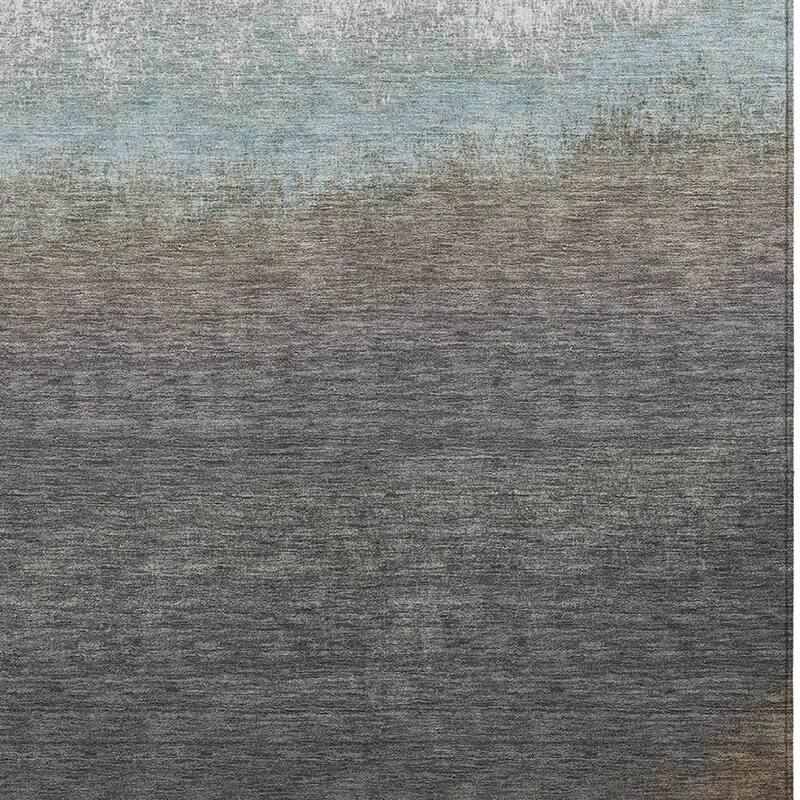HomeRoots Ombre Transitional Rectangle Outdoor Rug