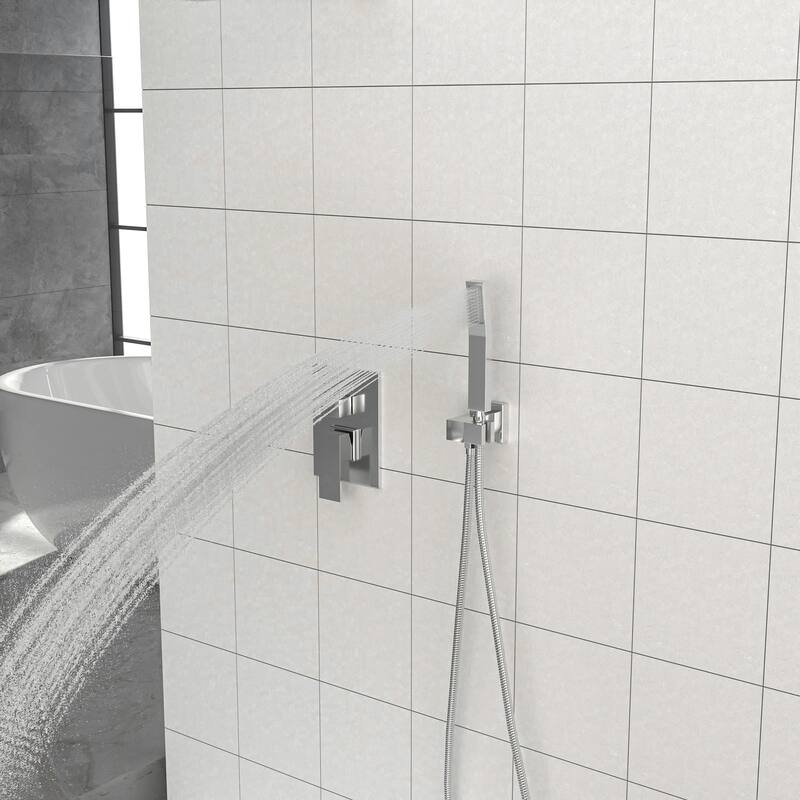 Topcraft 10-Inch Wall Mounted Square Shower System with Rough-in Valve - 10*10