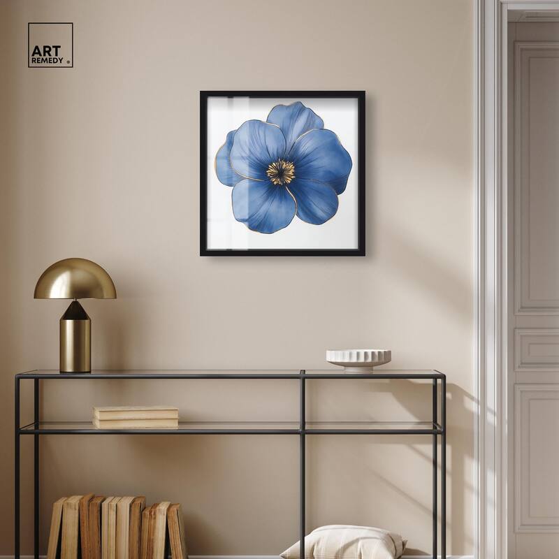 Blue Brilliance II Shadowbox by Art Remedy