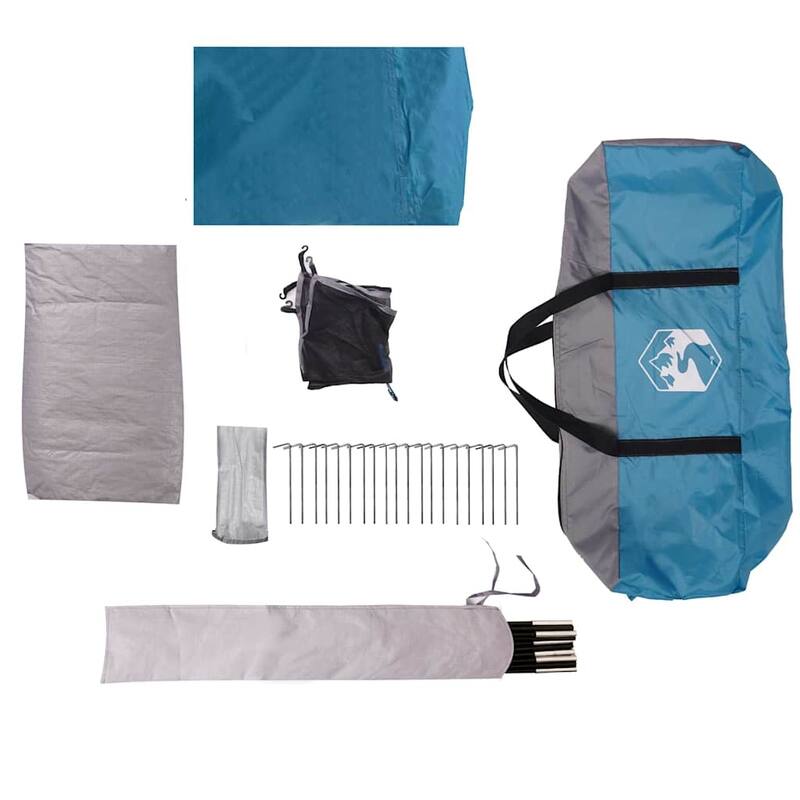vidaXL Camping Tent Cabin 4-Person Waterproof