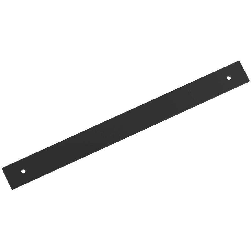Amerock BP37769 Ladera 13-7/8" Backplate for 12" Center to Center - Matte Black