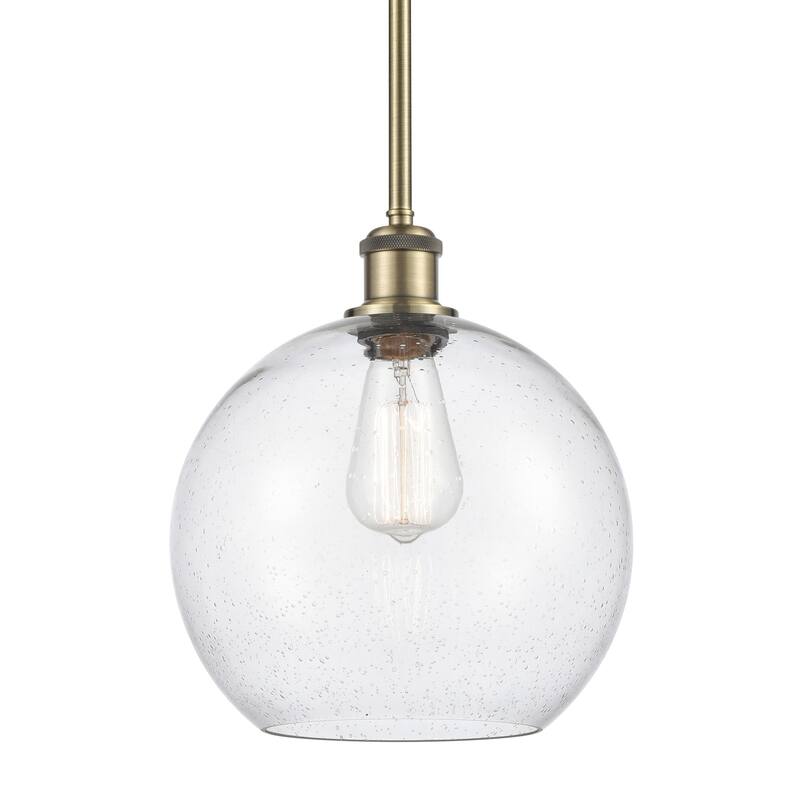 Innovations Lighting 516-1S-13-10 Athens Pendant Athens 10" Wide - Seedy / Antique Brass