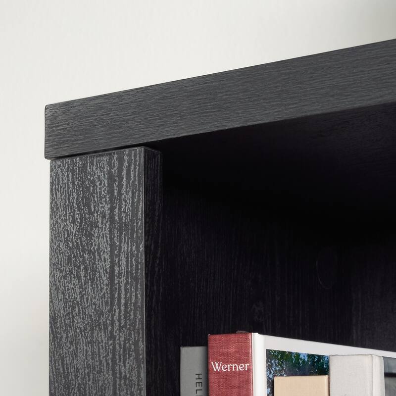 Engineered Wood Coastal Library Hutch, Black - 31.5"W x 11.5"D x 42.21"H