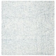 preview thumbnail 15 of 55, SAFAVIEH Handmade Abstract Jane Modern Viscose Rug 6' Square - Ivory/Blue - Square