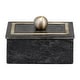 preview thumbnail 21 of 48, Marble Decorative Storage Box with Lid and Gold Accent Handle