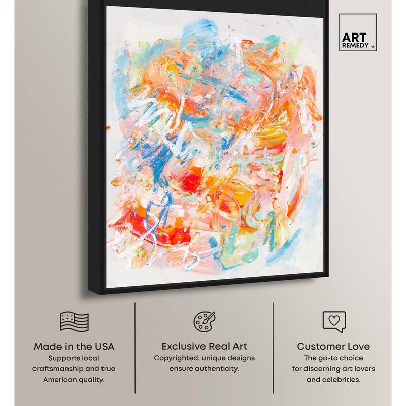 Swirling Hues I Canvas by Art Remedy