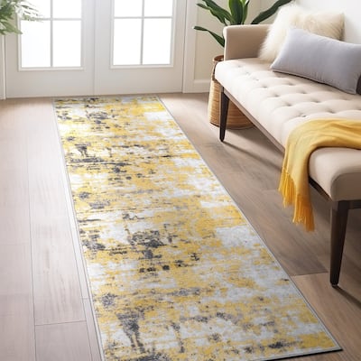 Modern Abstract Reflections Area Rug