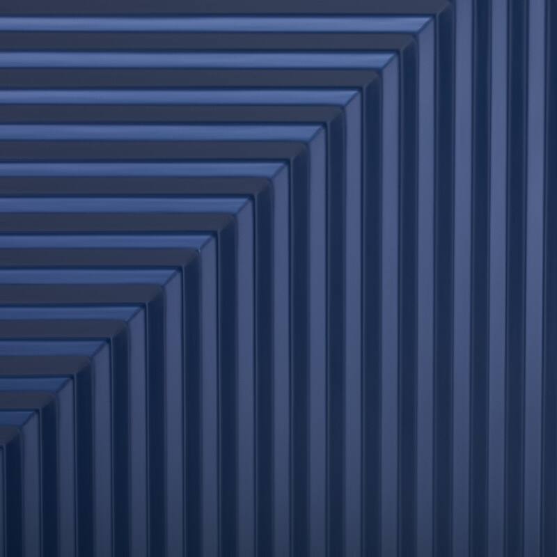 Set of 2 Modern Side Cabinets with Adjustable Shelves, Geometric Door Storage Cabinets for TV Stand