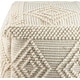 preview thumbnail 7 of 6, Freya Boho Hand Woven 18-inch Cube Pouf