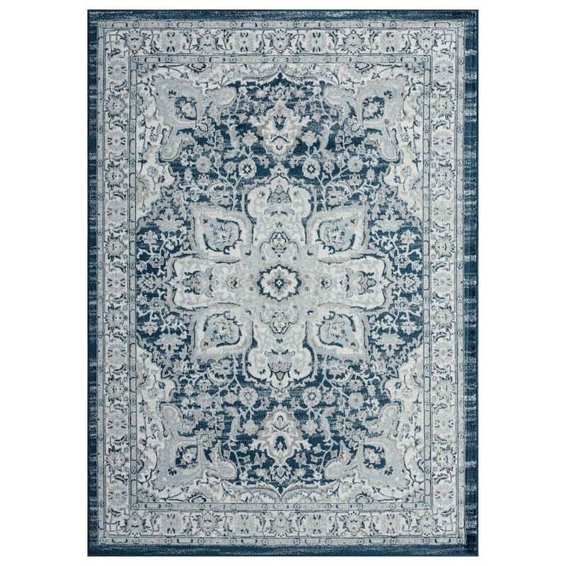 Luxe Weavers Oriental Medallion Floral Area Rug