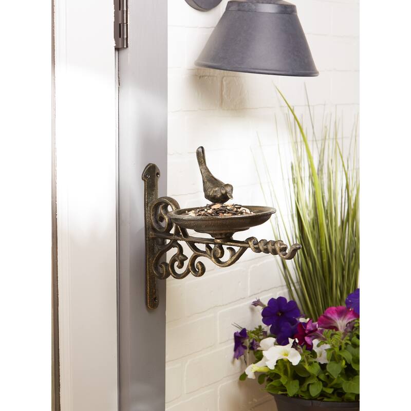 Sunflower Cast Iron Bird Feeder