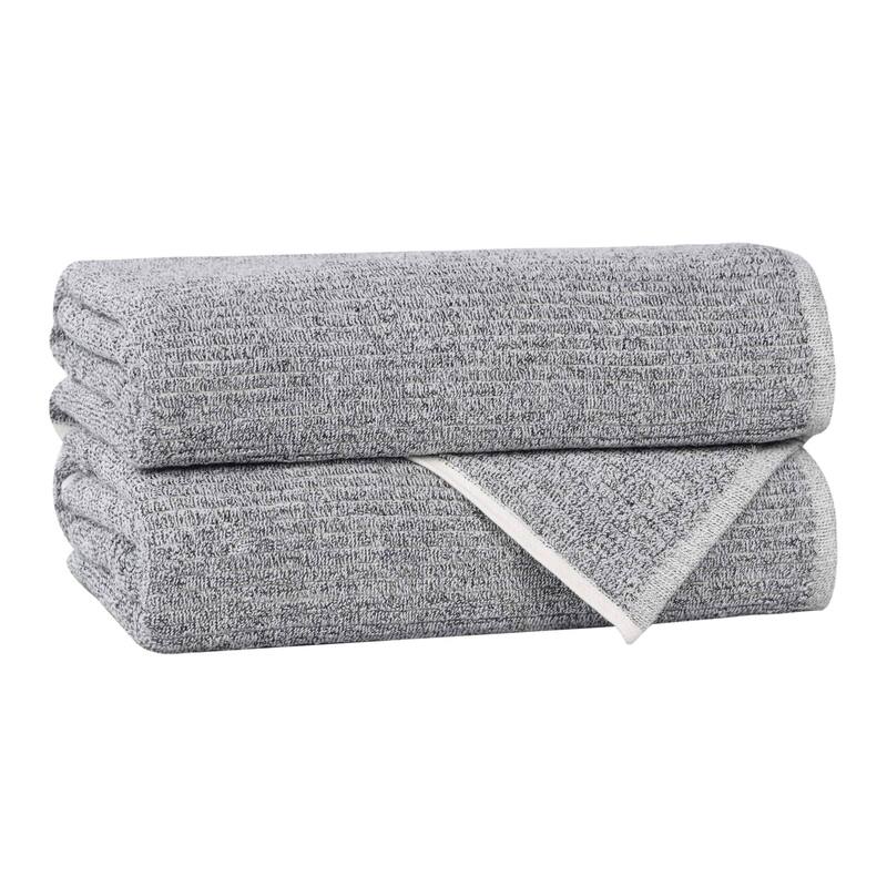 Superior Destin Viscose Cotton Blend Bath Towels, Set of 2